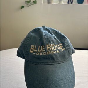 Blue Ridge Georgia Blue Baseball Cap Adjustable Hat One Size